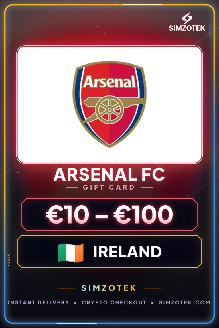 Carta regalo Arsenal FC (Irlanda)