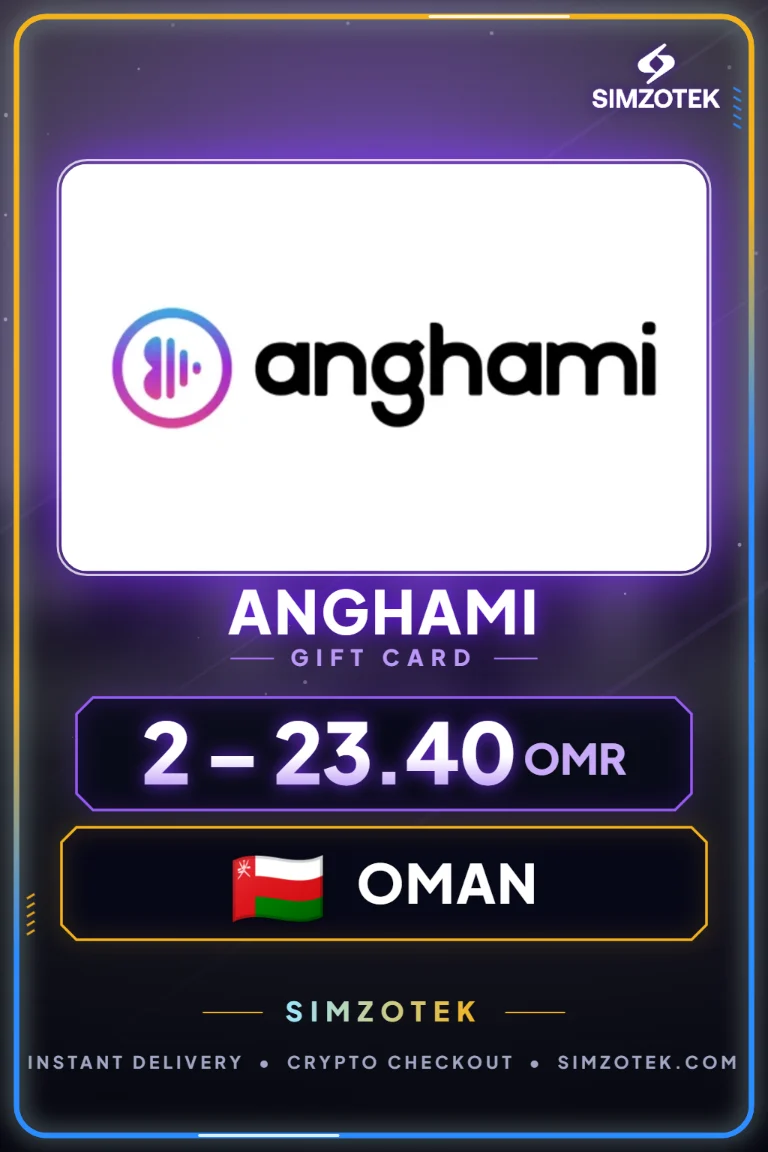 Dárková karta Anghami (Omán)