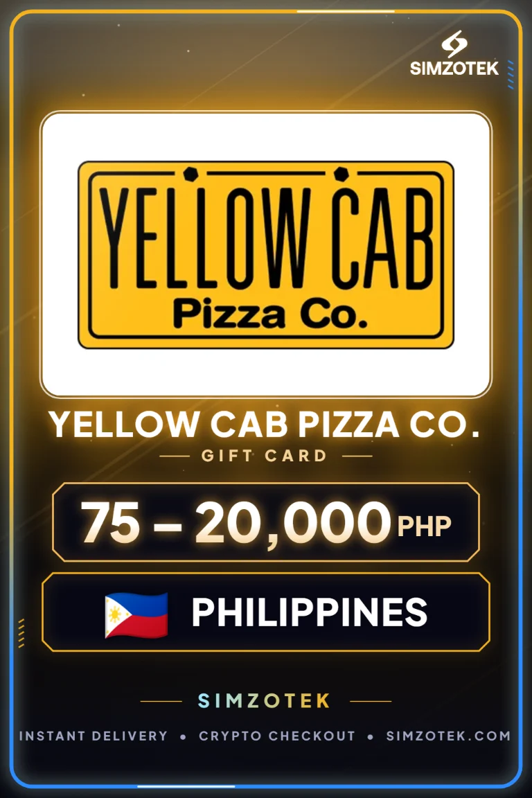 Yellow Cab Pizza Co. dovanų kortelė (Filipinai)