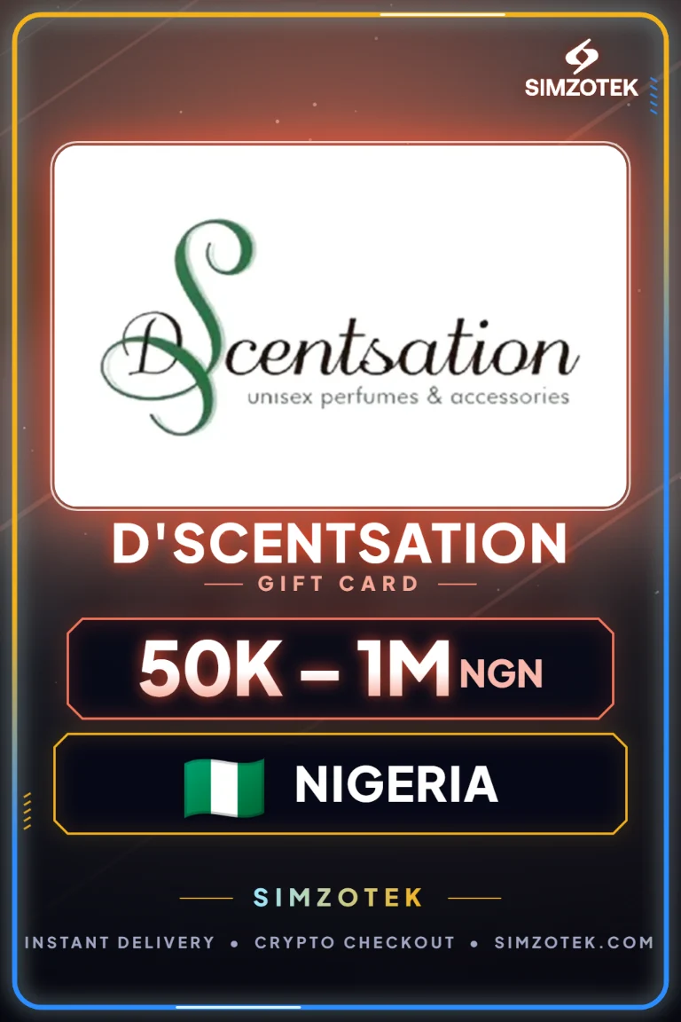Dárková karta D'Scentsation (Nigérie)