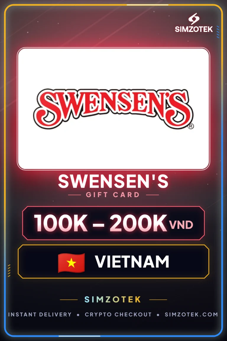 Подарок картичка Swensen's (Виетнам)