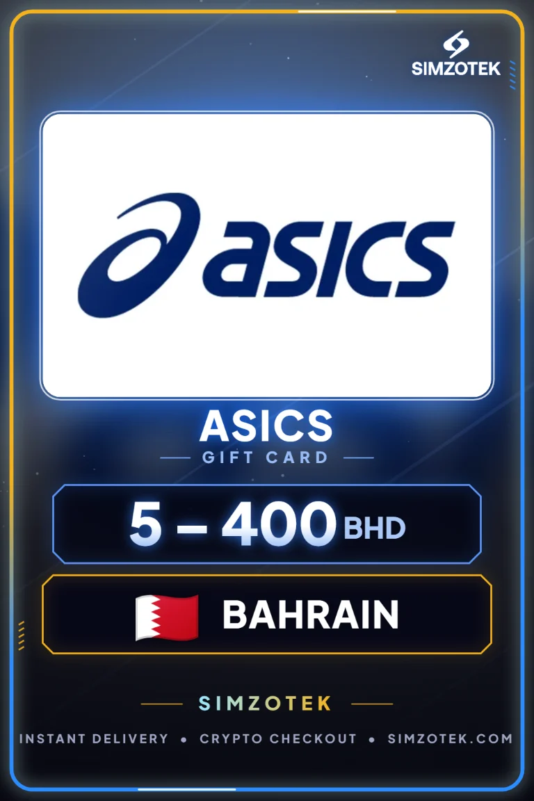 Dárková karta ASICS (Bahrajn)