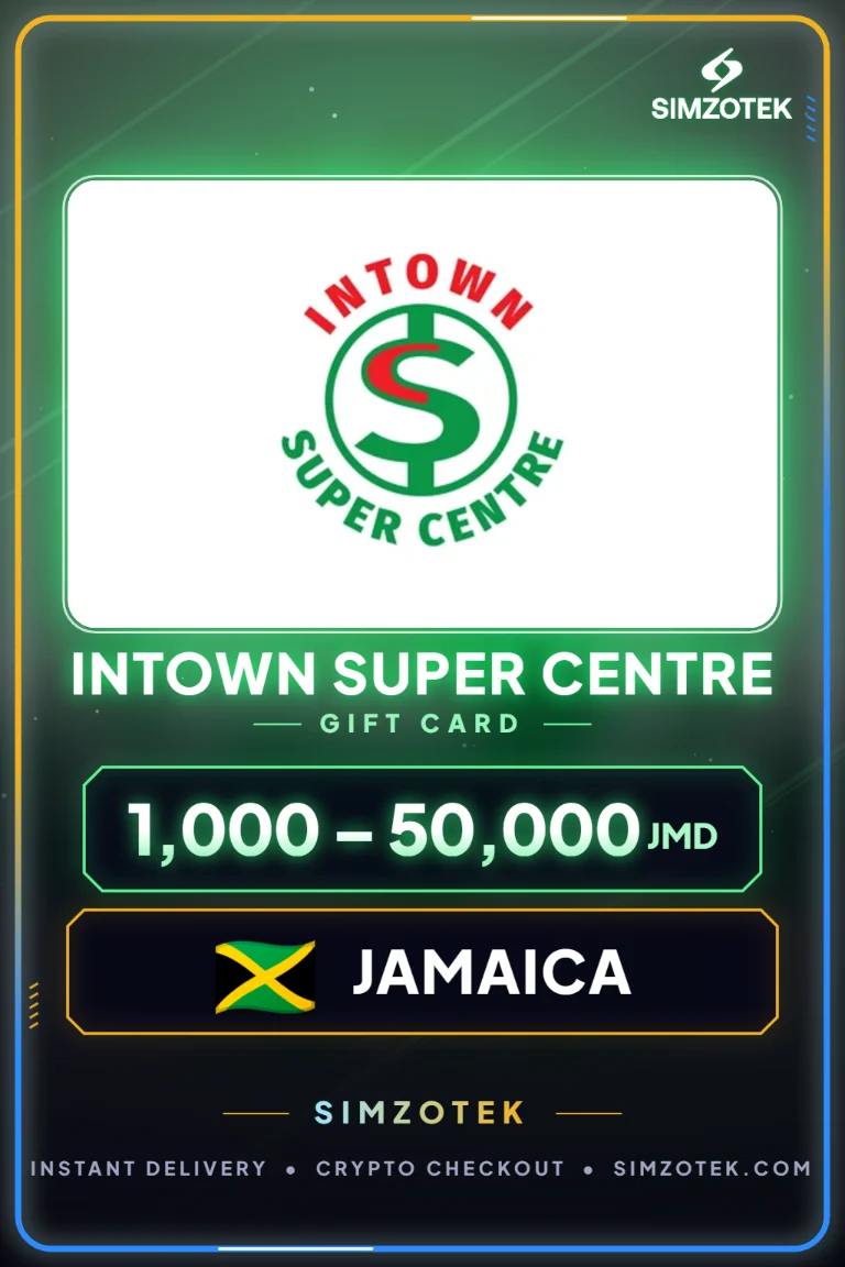 Dárková karta InTown Super Centre (Jamajka)