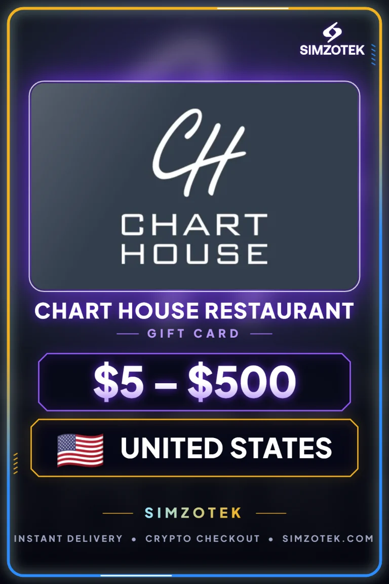 Card cadou Chart House Restaurant (Statele Unite ale Americii)