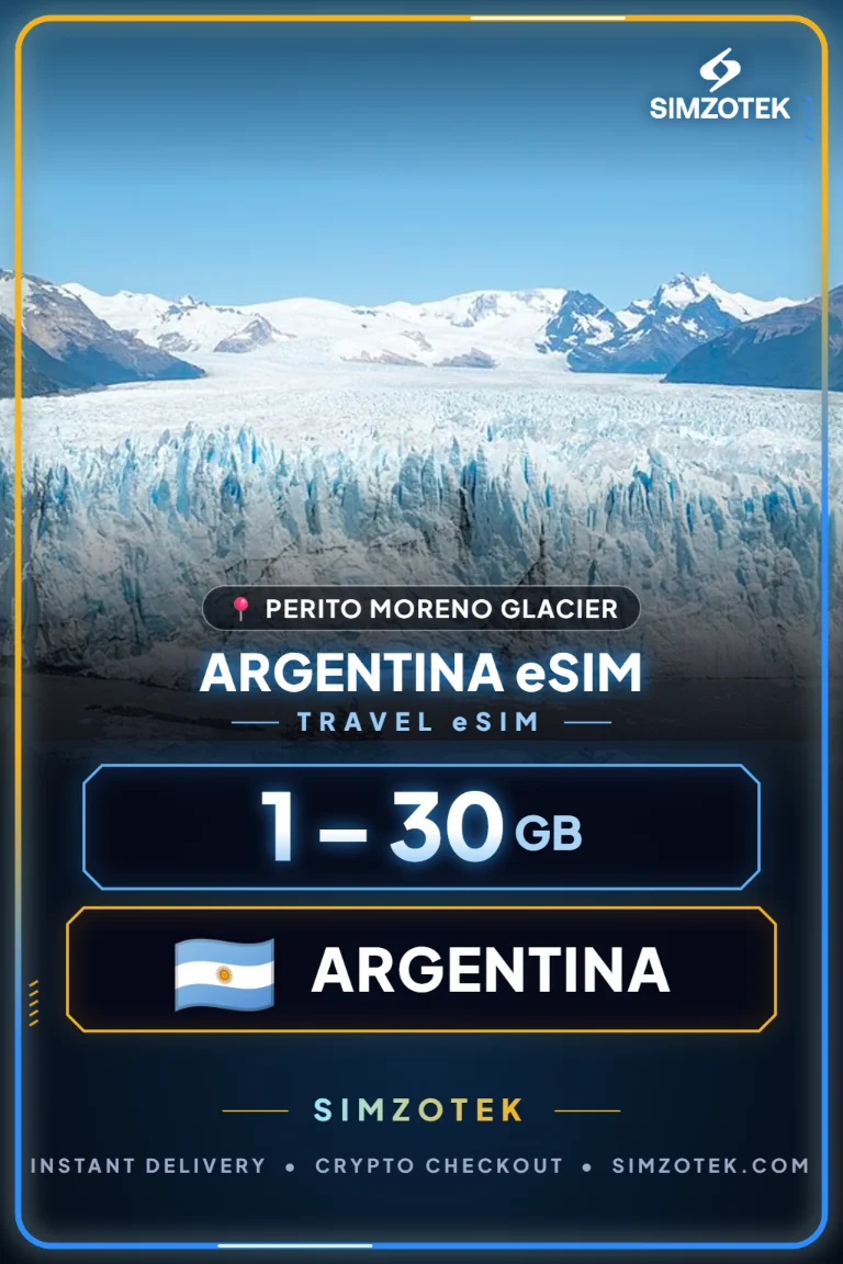 eSIM Argentina – datové balíčky