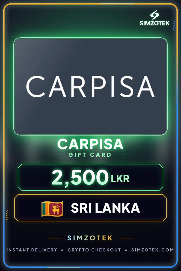 Carpisa 기프트카드 (스리랑카)