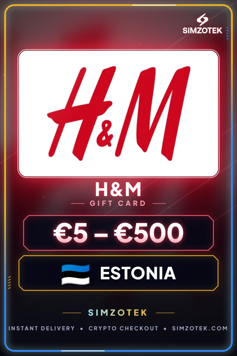 H&M dovanų kortelė (Estija)