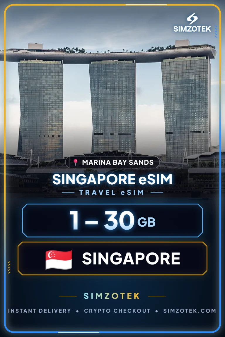 eSIM สิงคโปร์ – แพ็กเกจเน็ต