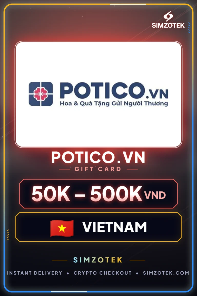 Dárková karta Potico.vn (Vietnam)