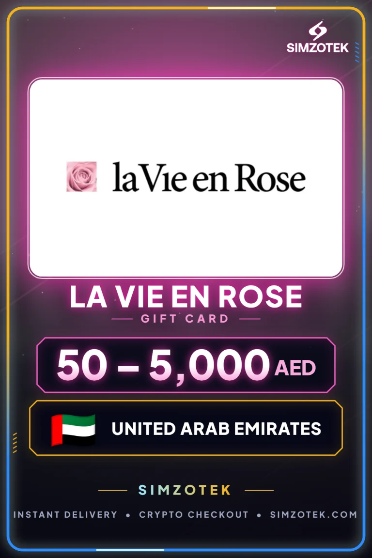 Dárková karta La vie en Rose (Spojené arabské emiráty)