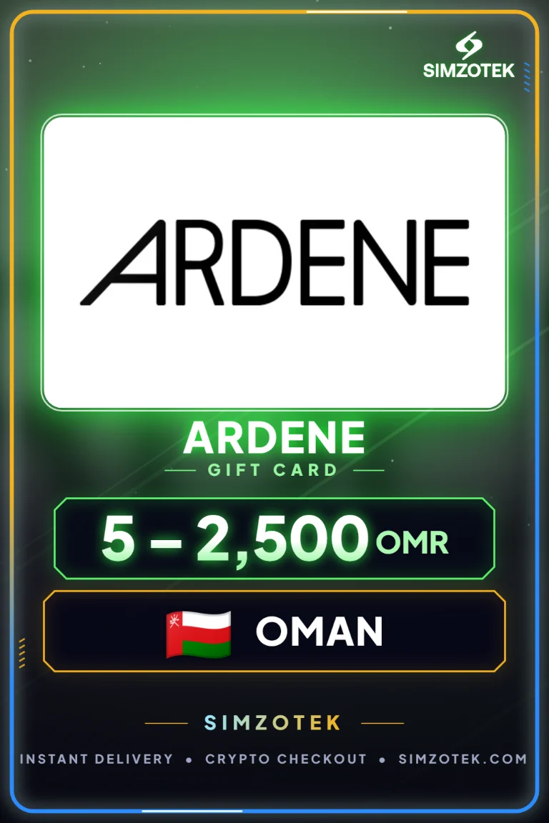 Carta regalo Ardene (Oman)