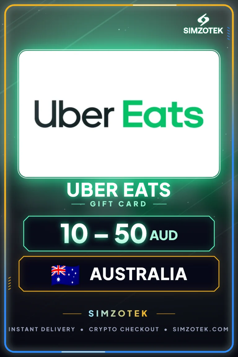 Dárková karta Uber Eats (Austrálie)