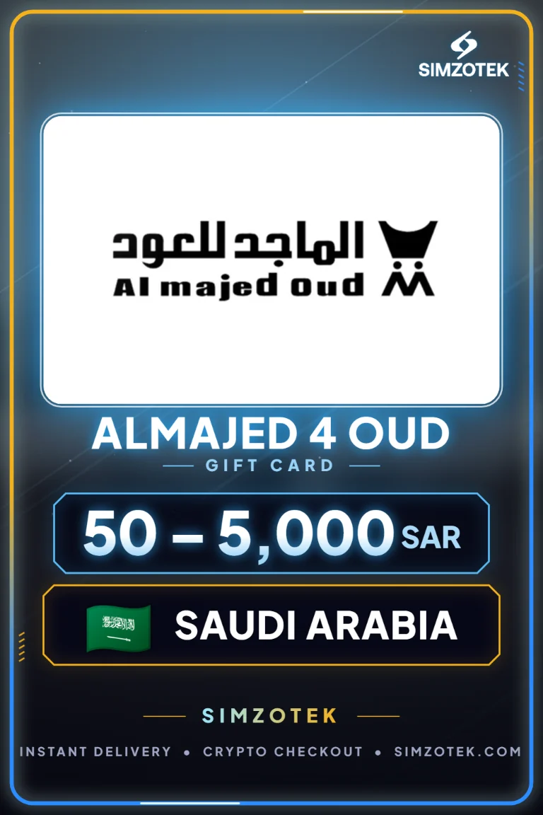 Almajed 4 Oud Hediye Kartı (Suudi Arabistan)