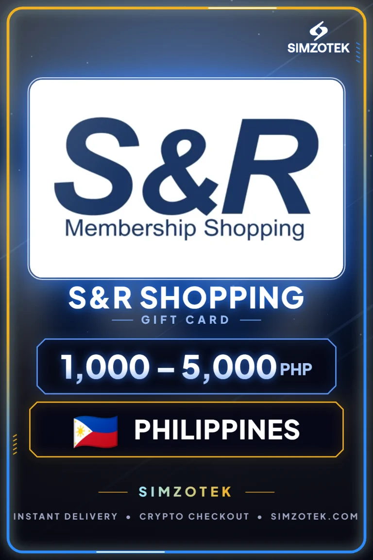 Karta podarunkowa S&R Shopping (Filipiny)