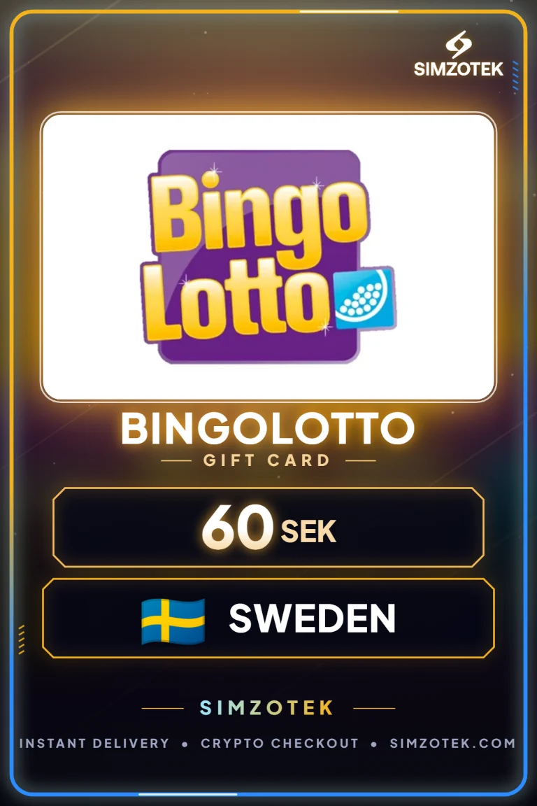 BingoLotto 기프트카드 (스웨덴)