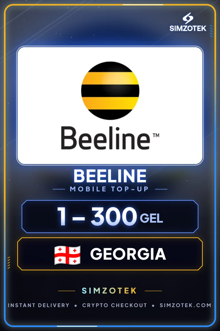Beeline Mobile Top-Up (Georgien)