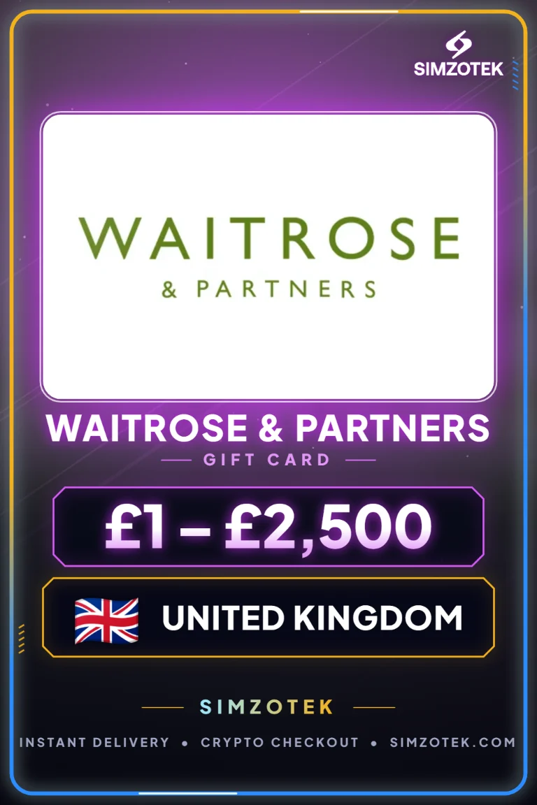 Подарочная карта Waitrose & Partners (Великобритания)